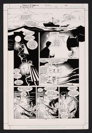 Original Art from Batman Gotham Knights #43 (2003) Page 17 Pencils by Roger Robinson, Inks by John Floyd Comic Art
