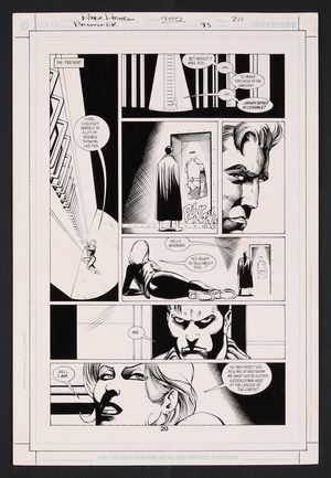 Original Art from Batman Gotham Knights #43 (2003) Page 20 Pencils by Roger Robinson, Inks by John Floyd Comic Art