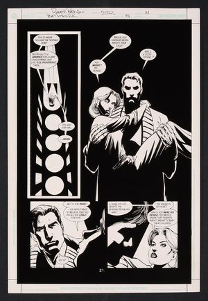 Original Art from Batman Gotham Knights #43 (2003) Page 21 Pencils by Roger Robinson, Inks by John Floyd Comic Art