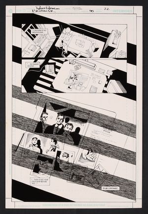 Original Art from Batman Gotham Knights #43 (2003) Page 21 Pencils by Roger Robinson, Inks by John Floyd Comic Art