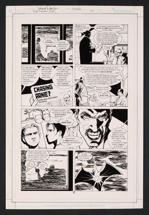 Original Art from Batman Gotham Knights #44 (2003) Page 2 Pencils by Roger Robinson, Inks by John Floyd Comic Art