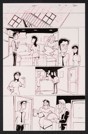 Original Art from Chew #49 (2015) Page 19 Pencils and Inks by Rob Guillory Comic Art