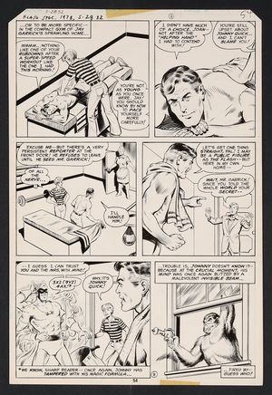 Original Art from DC Special Series #11 (1979) Page 54 Pencils by Kurt Schaffenberger, Inks by Murphy Anderson Comic Art