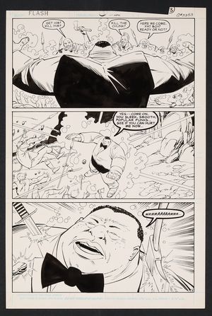 Original Art from Flash #11 (1988) Page 3 Pencils by Butch Guice, Inks by Romeo Tanghal Comic Art