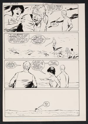 Original Art from Flash #25 (1989) Page 19 Pencils by Greg LaRocque, Inks by Larry Mahlstedt Comic Art