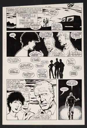 Original Art from Flash #25 (1989) Page 20 Pencils by Greg LaRocque, Inks by Larry Mahlstedt Comic Art