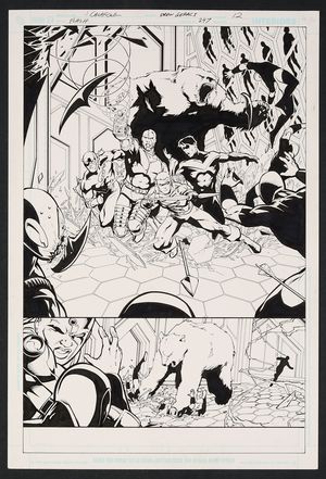 Original Art from Flash #247 (2009) Page 12 Pencils by Jim Calafiore, Inks by Drew Geraci Comic Art
