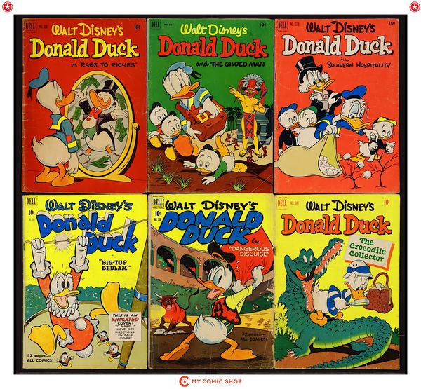 Donald Duck Four Color Lot of 6