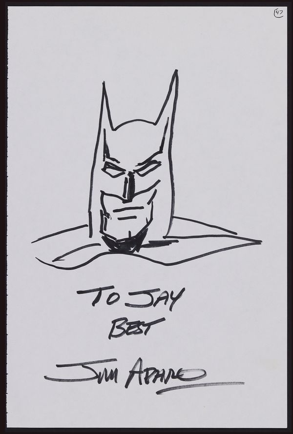 Batman sketch by jim aparo