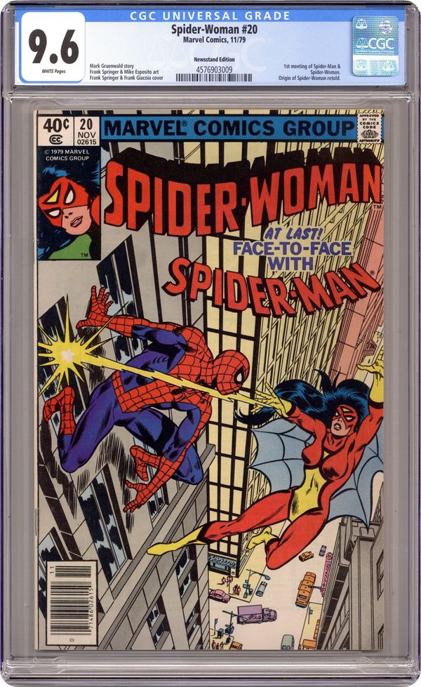 Spider-Woman (1978 Marvel 1st Series) 20N CGC 9.6