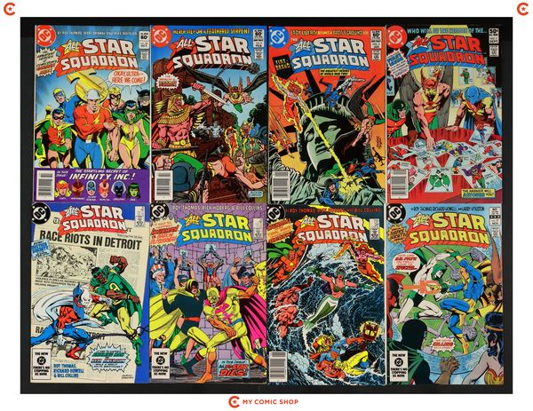All Star Squadron Lot of 11