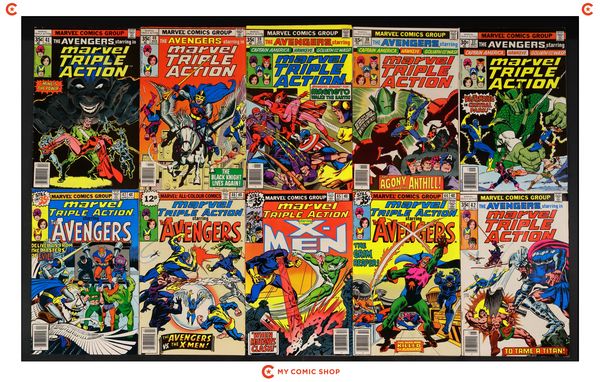 Marvel Triple Action Lot of 10