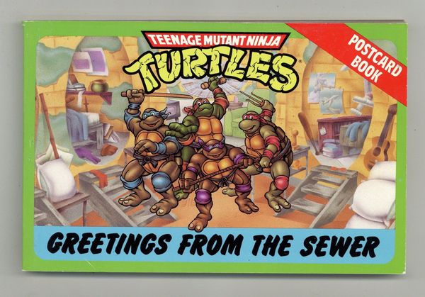Teenage Mutant Ninja Turtles Postcard Book (1990) 1-1ST VG/FN 5.0