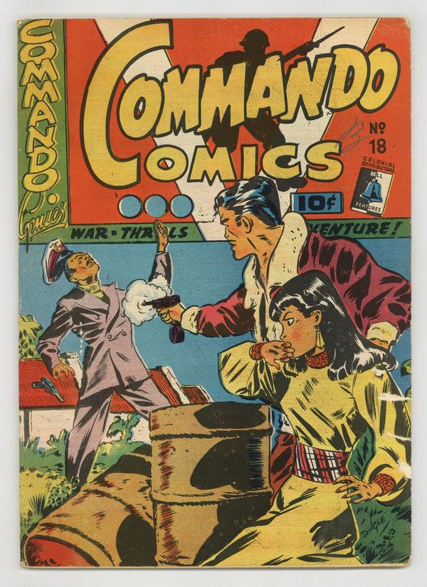 Commando Comics (Canadian c.1942 Bell Features) 18 GD+ 2.5