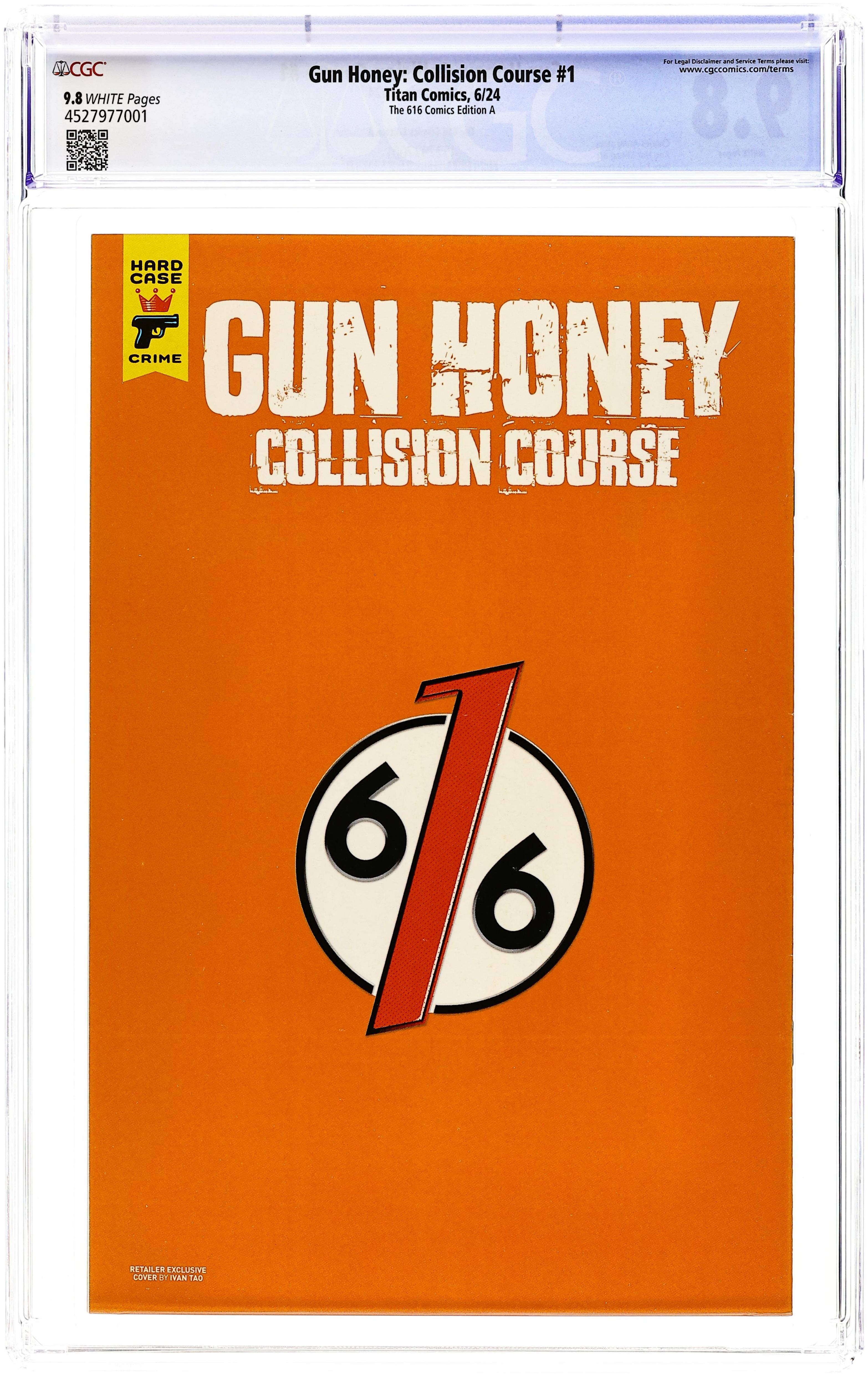 Gun Honey Collision Course (2024 Titan) 1THE616.A CGC 9.8