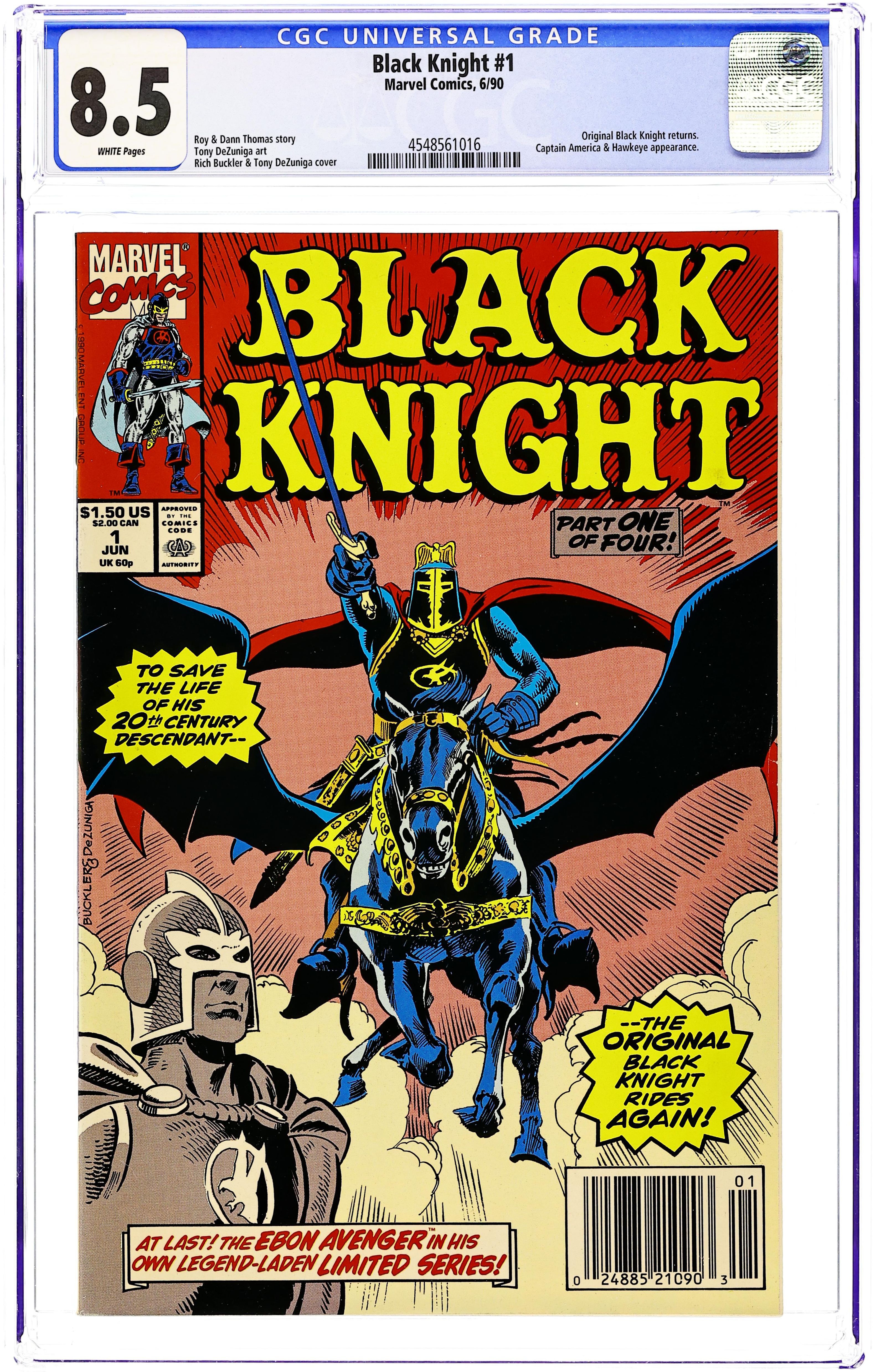 Black Knight (1990 1st Series Marvel) 1 CGC 8.5