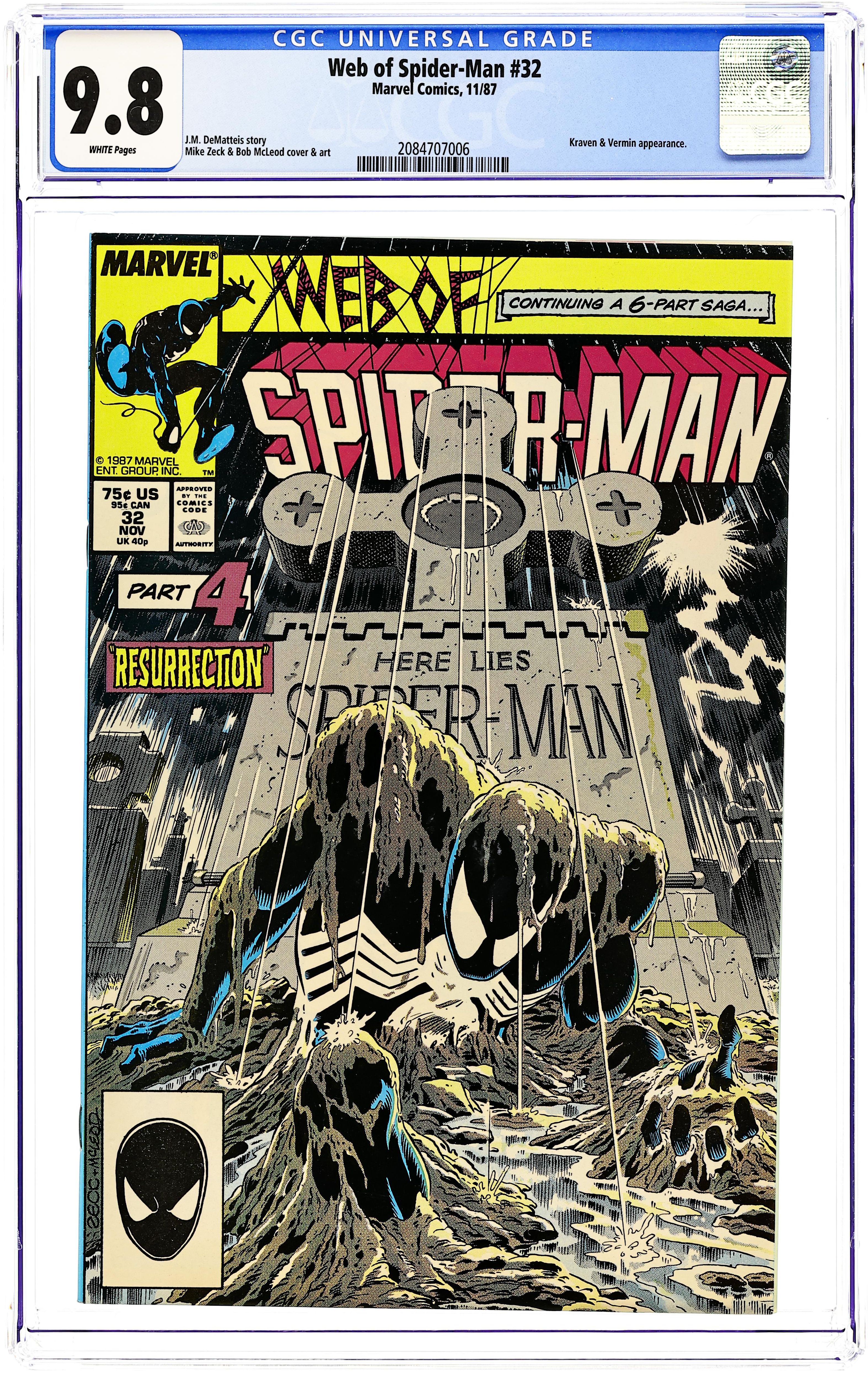 少年漫画 Spider-Man Kraven's Last Hunt #1-6 1987 KRAVEN'S LAST HUNT
