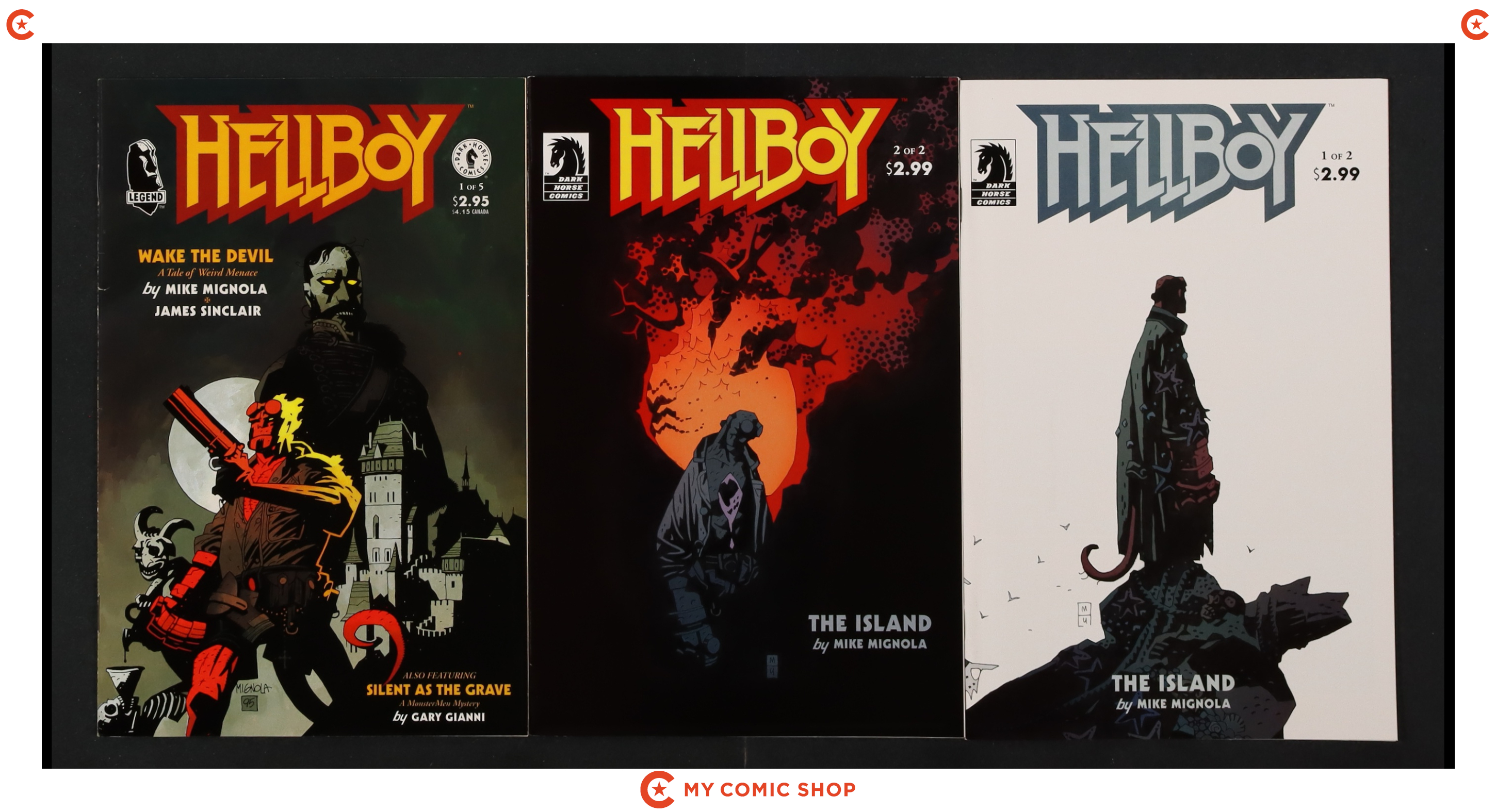 Hellboy Comic Label Hellboy Lot of 11
