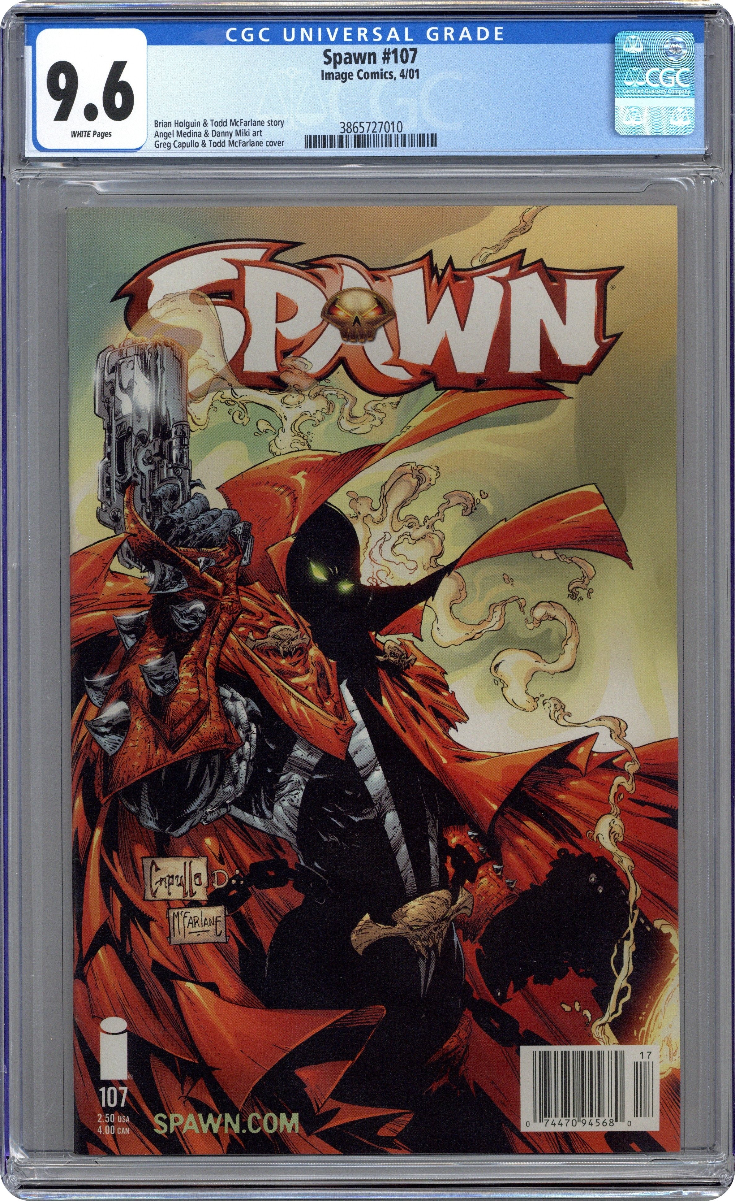 Spawn (1992 Image) 107N CGC 9.6