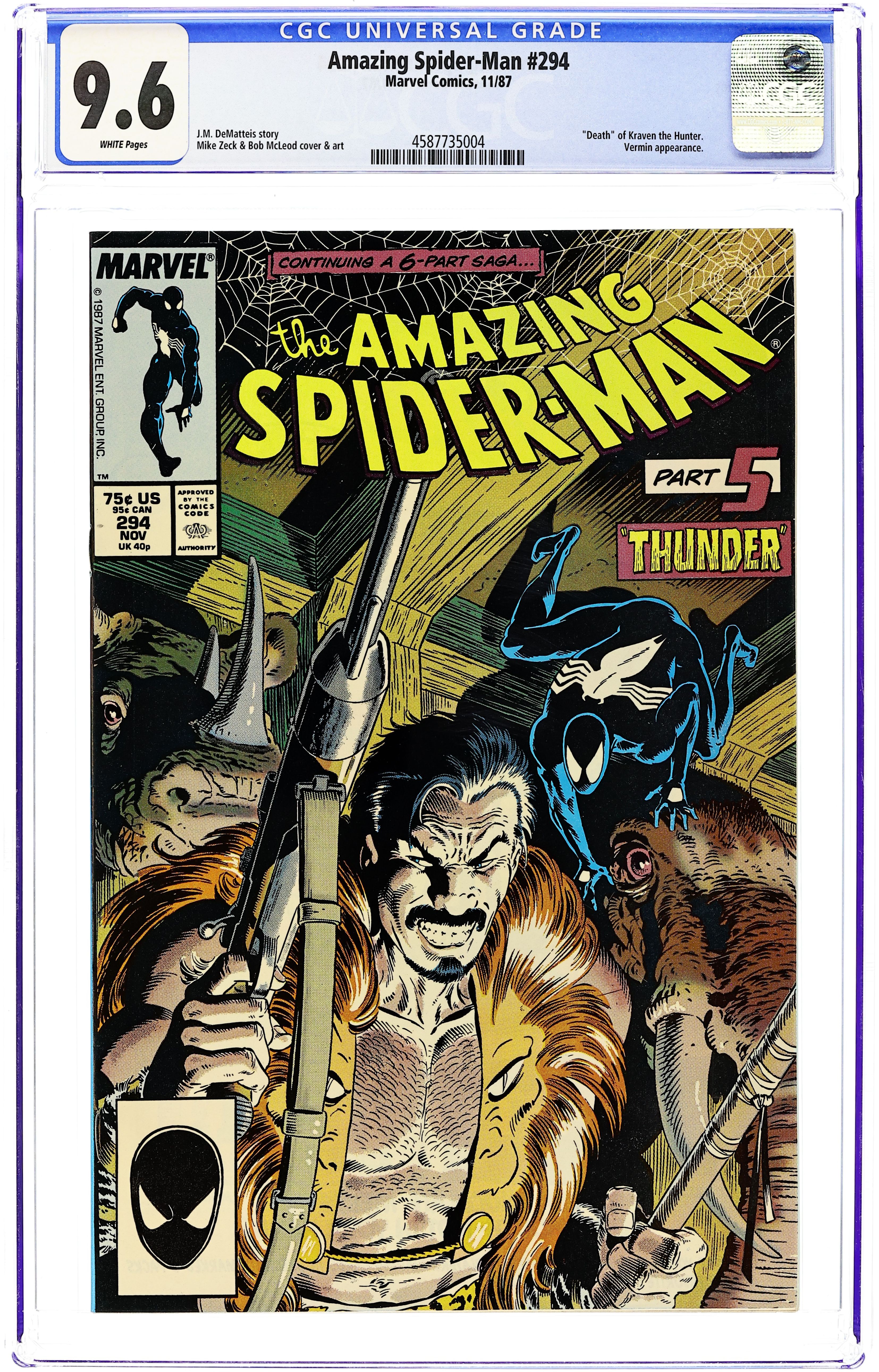 少年漫画 Spider-Man Kraven's Last Hunt #1-6 1987 s-l400.jpg