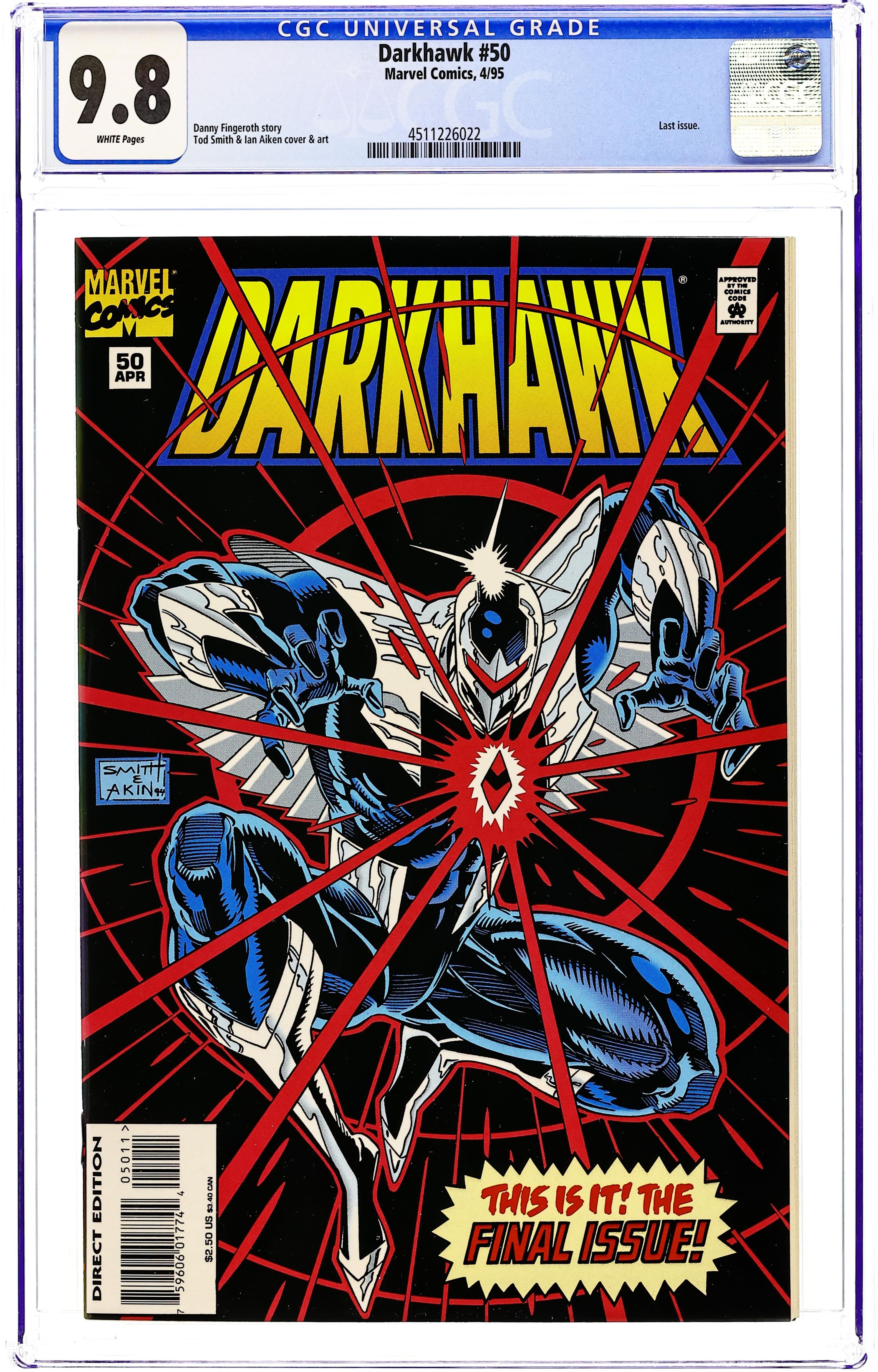 Darkhawk (1991 Marvel) 50 CGC 9.8