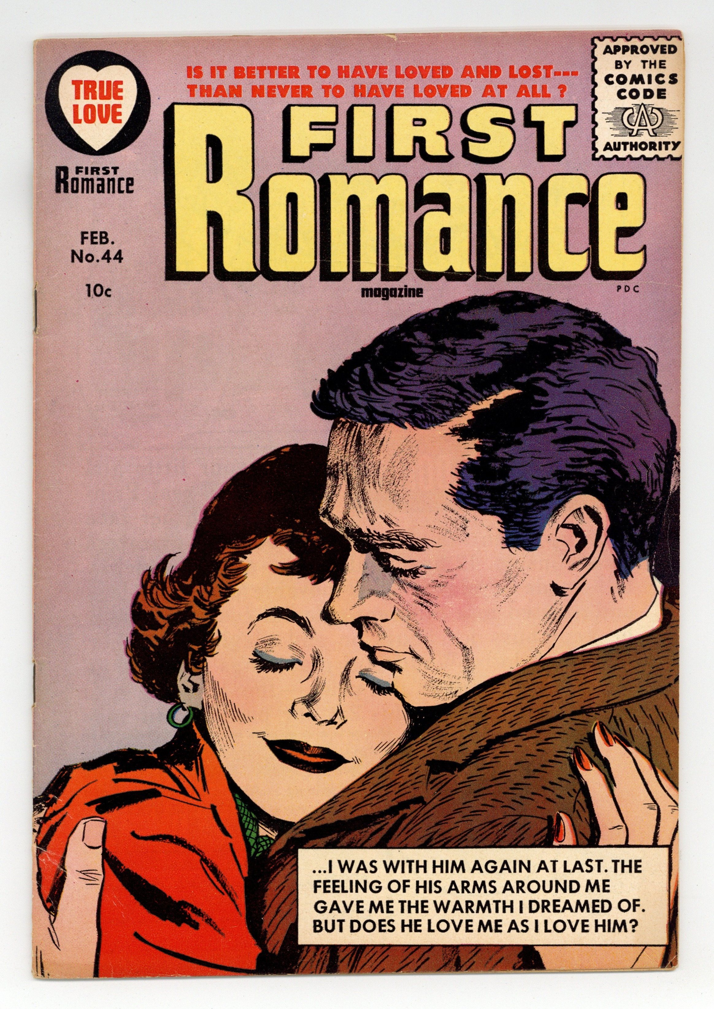 First Rate Magazine First Romance Magazine (1949-1958 Harvey) 44 FN- 5.5