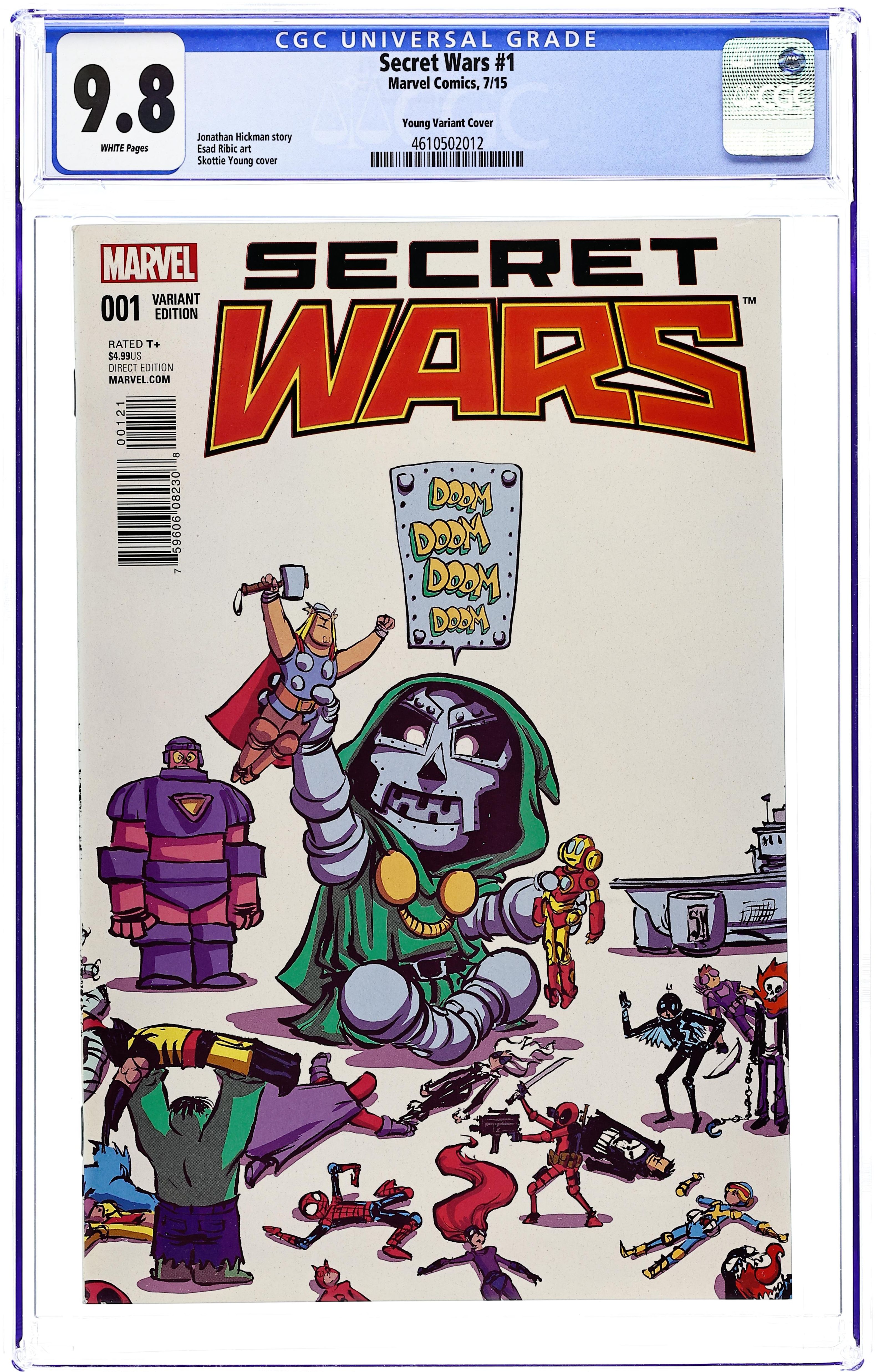 Secret Wars (2015 3rd Series) 1H CGC 9.8