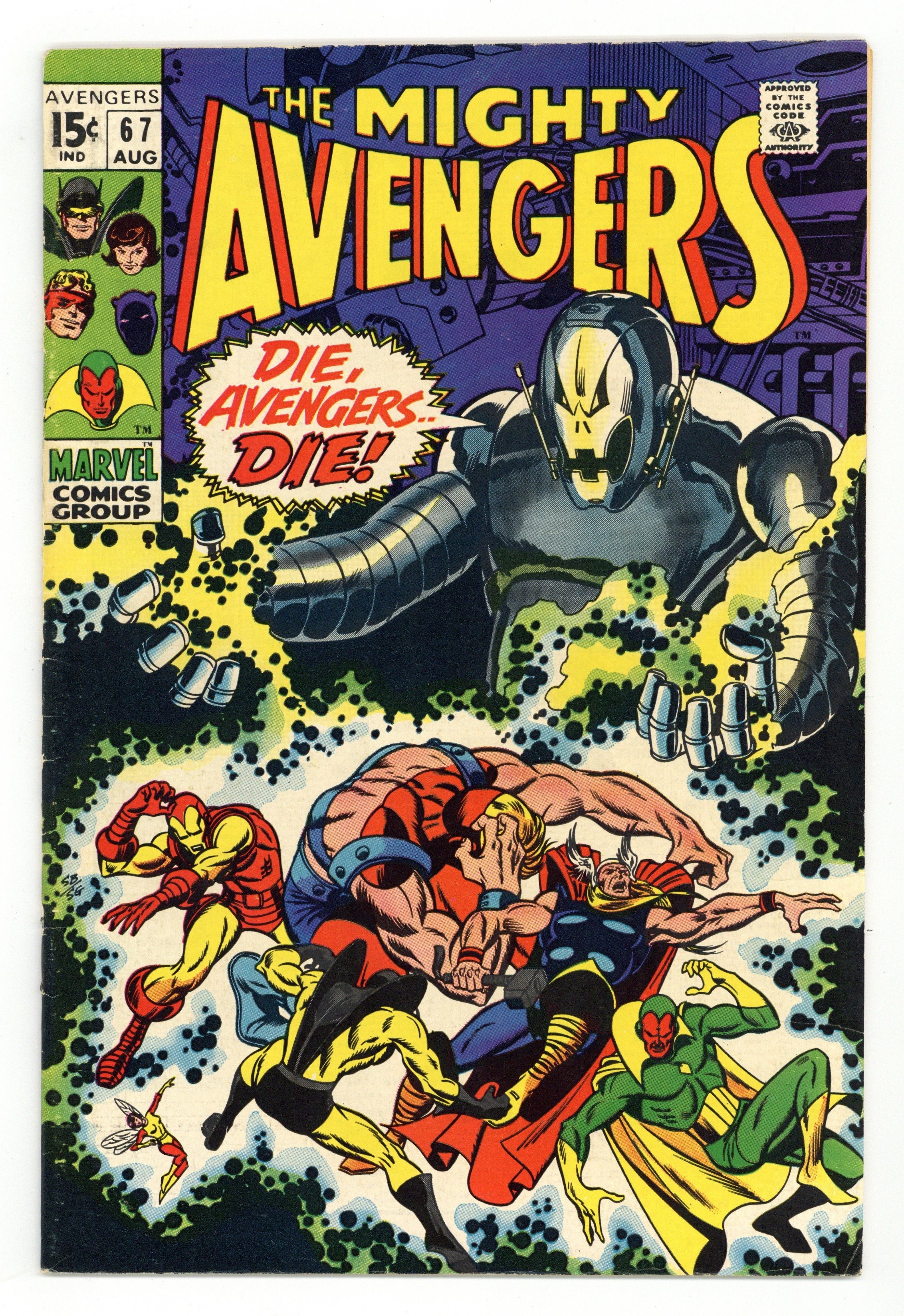Avengers (1963 1st Series) 67 FN- 5.5