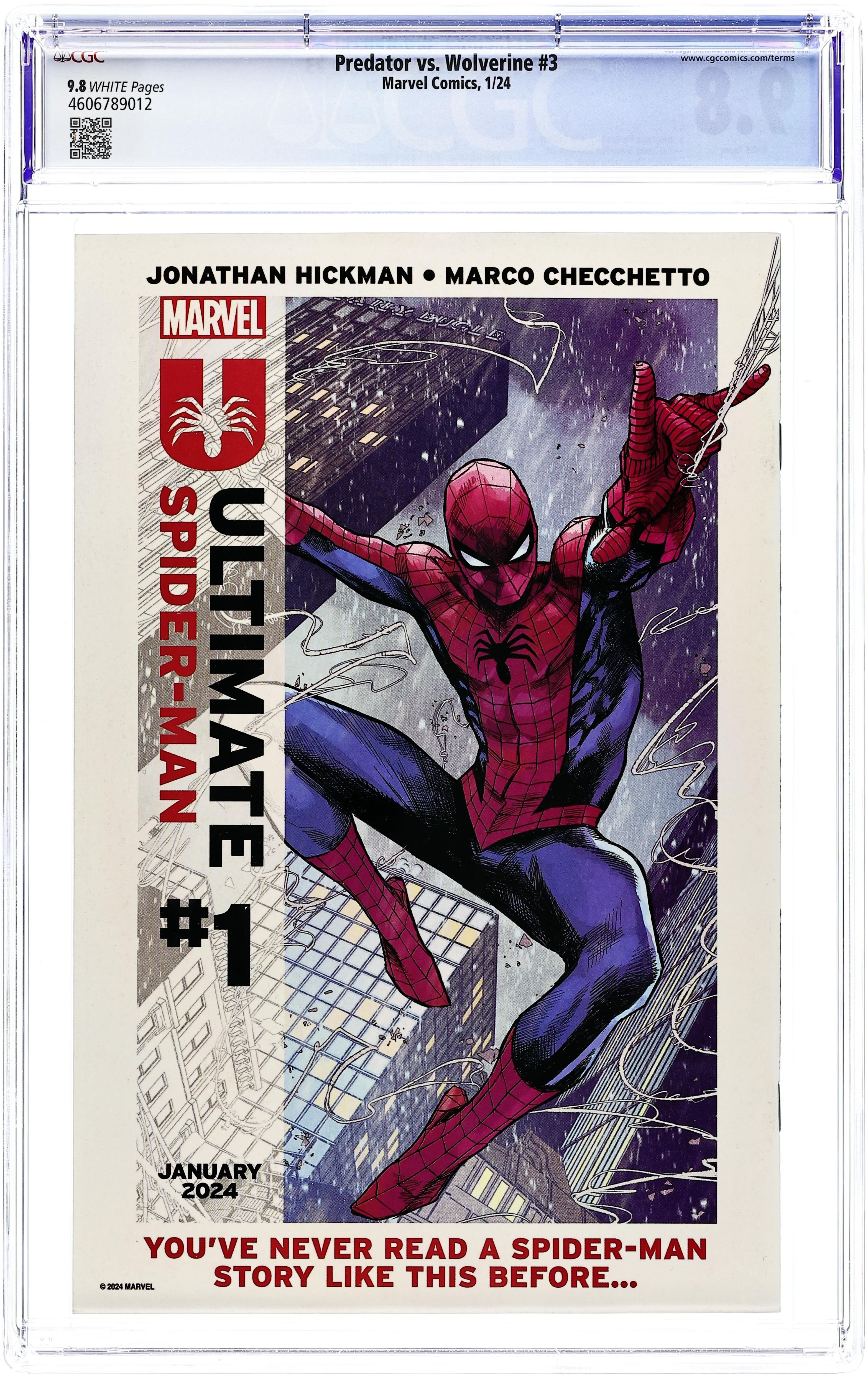 Predator vs. Wolverine (2023 Marvel) 3A CGC 9.8