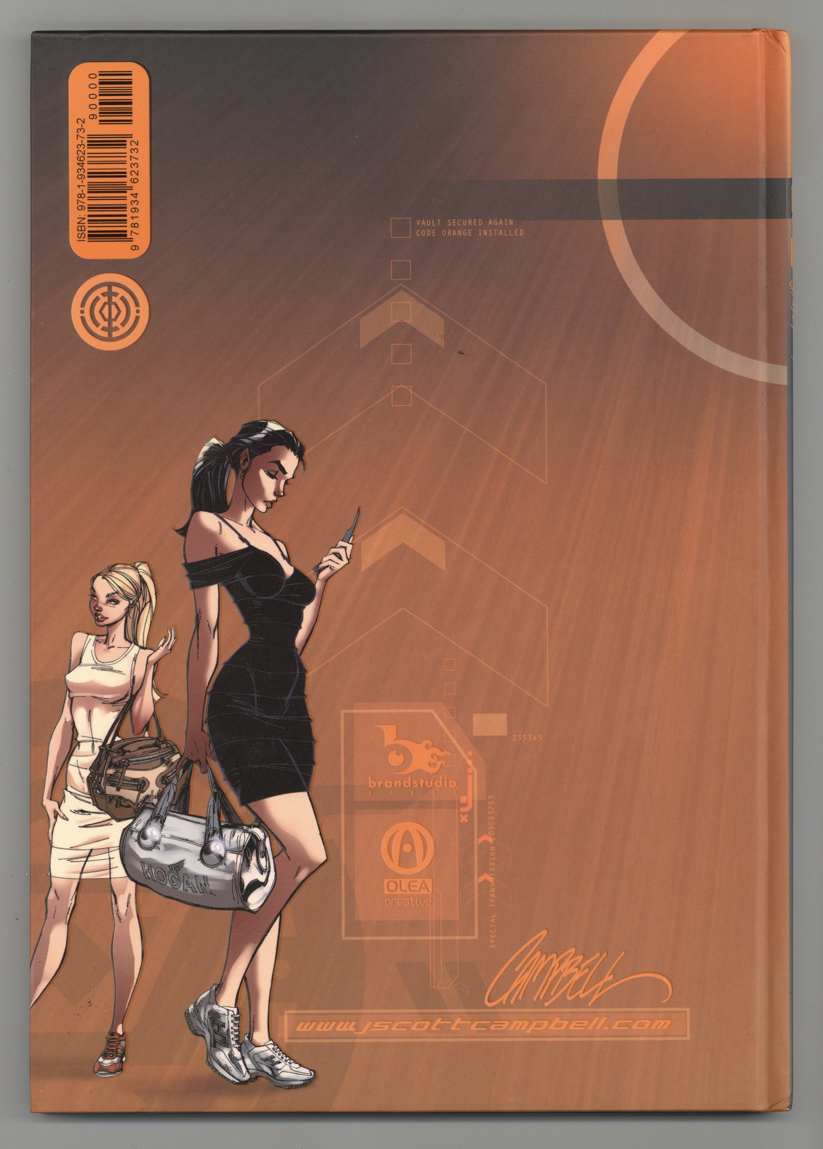 J Scott Campbell Code Orange The Defector Archives Hc 2008