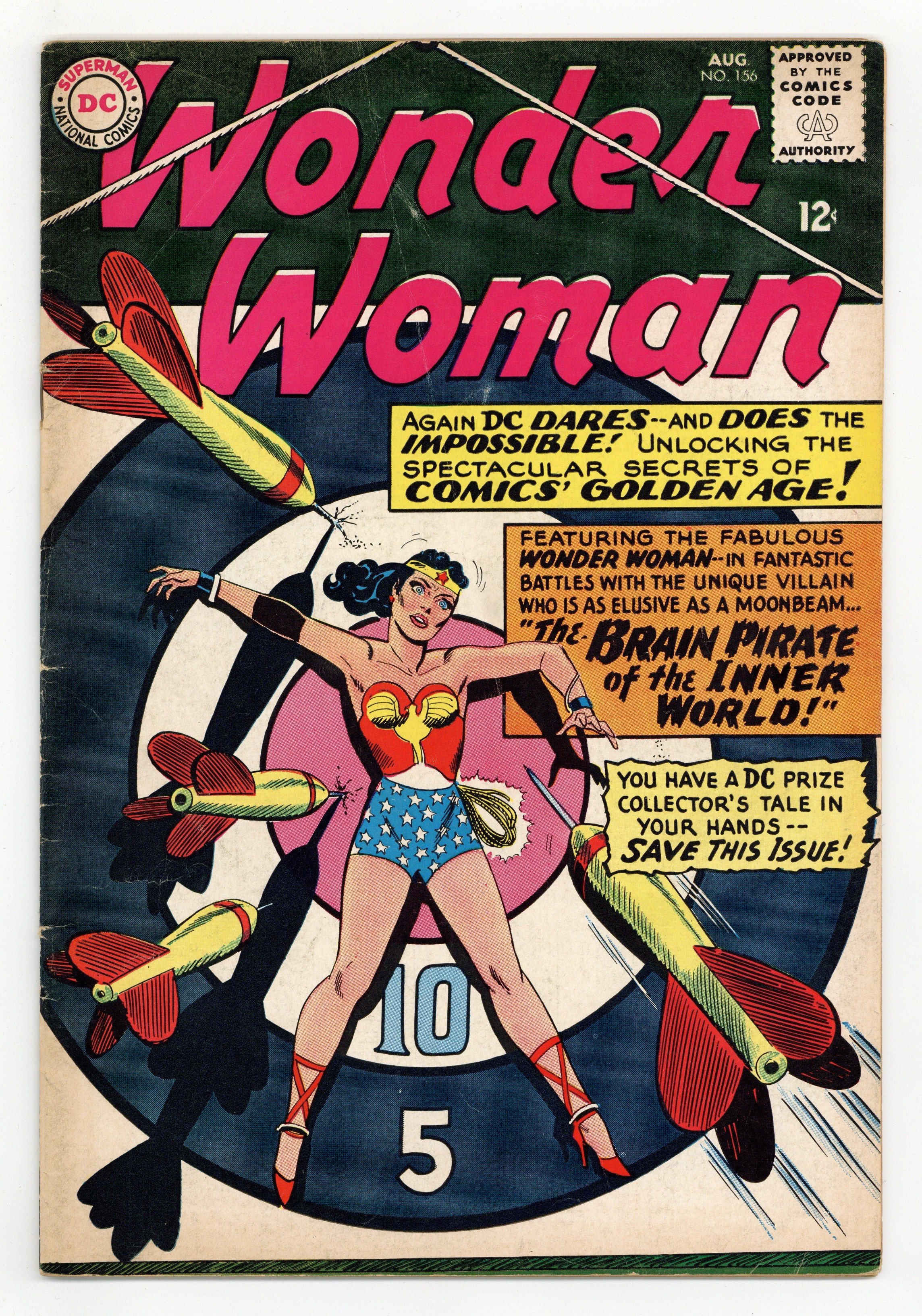 Wonder Woman (1942 1st Series DC) 156 VG- 3.5