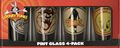 Looney Tunes Pint Glass 4-Pack (2012 ICUP) SET-01