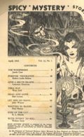 Spicy Mystery Stories (1934-1942 Culture Publications^) Pulp Vol. 12 #1