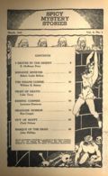 Spicy Mystery Stories (1934-1942 Culture Publications^) Pulp Vol. 9 #1