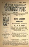 Masked Detective (1940-1943 Better Publications) Pulp Vol. 3 #1