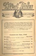 Weird Tales (1923-1985 Popular Fiction) Pulp 1st Series Vol. 15 #6