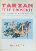 Tarzan et le Proscrit HC (French 1950 Hachette) Tarzan Librairie Hachette Series 15