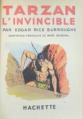 Tarzan l' Invincible HC (French 1949 Hachette) Tarzan Librairie Hachette Series 14