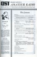 QST (1915 American Relay Radio League, Inc.) Magazine Mar 1937