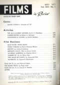 Films in Review (1950-1997 National Board of Review of Motion Pictures, Inc.) Vol. 22 #5