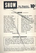 Show The Magazine of Entertainment (1952-1967 Show Magazine Inc.^) Vol. 1 #9