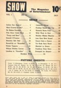 Show The Magazine of Entertainment (1952-1967 Show Magazine Inc.^) Vol. 1 #11