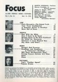 Focus (1951 Leading Magazine Corp.) Magazine Vol. 3 #16