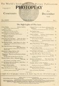 Photoplay (1911-1941 Photoplay Publishing) Magazine 1st Series Vol. 33 #1