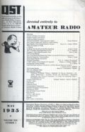 QST (1915 American Relay Radio League, Inc.) Magazine May 1935