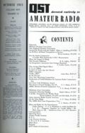 QST (1915 American Relay Radio League, Inc.) Magazine Oct 1941