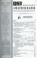 QST (1915 American Relay Radio League, Inc.) Magazine May 1942