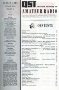 QST (1915 American Relay Radio League, Inc.) Magazine Aug 1942