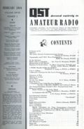 QST (1915 American Relay Radio League, Inc.) Magazine Feb 1944
