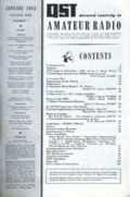 QST (1915 American Relay Radio League, Inc.) Magazine Jan 1945